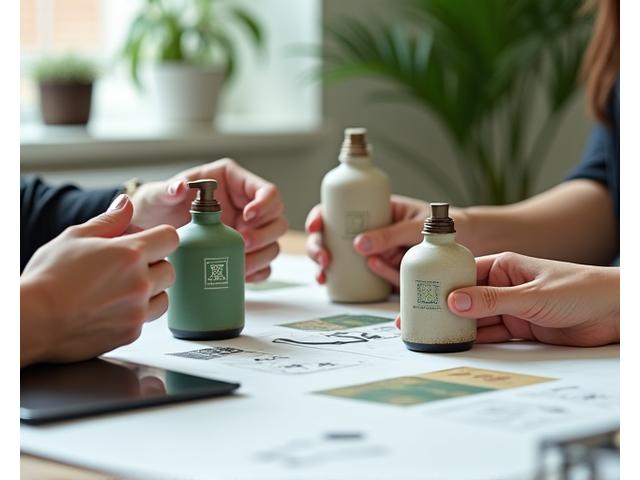 オリジナル化粧品のパッケージデザインを手がけるデザイナー